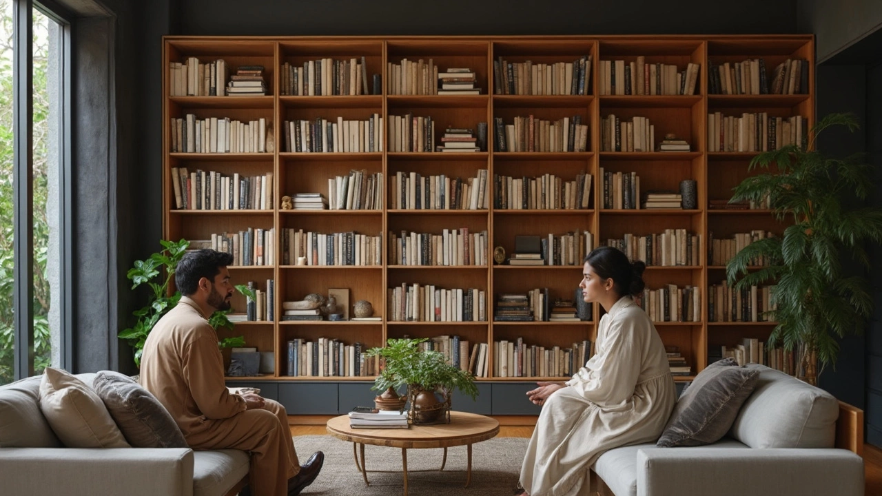 Reading vs. Styling: The Battle for Bookcase Soul