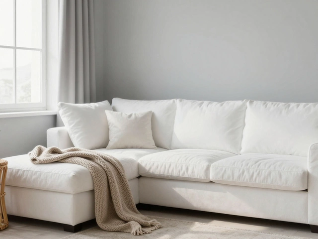 What Color Complements White Corner Sofas the Most?