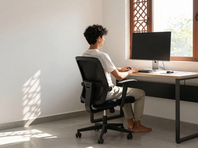 What is the healthiest way to sit in an office chair? A practical guide