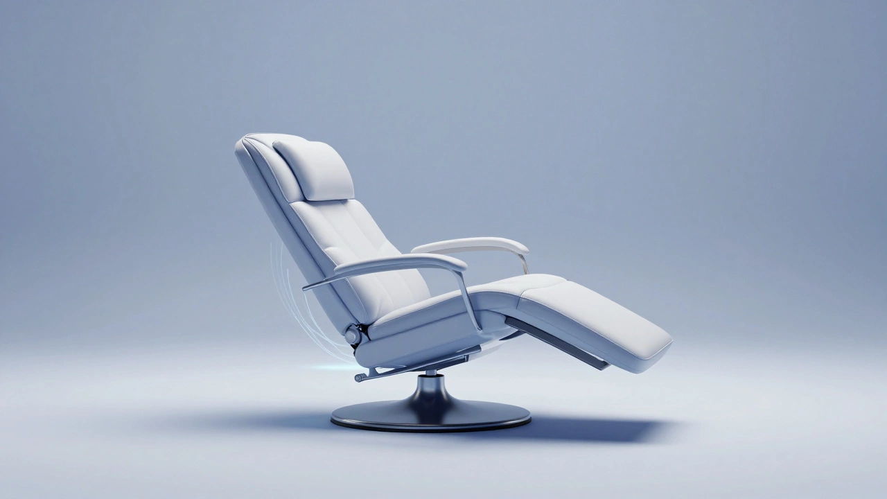 Zero gravity recliner showing ergonomic body positioning