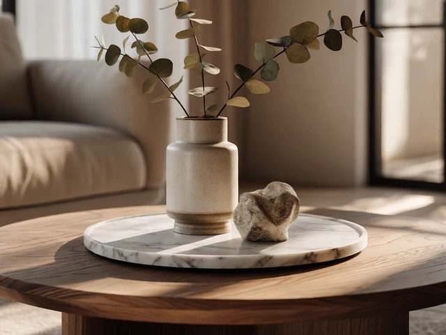 Round Coffee Table Styling: What to Put in the Middle