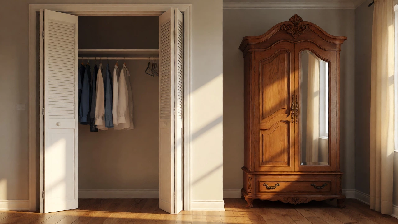 What Are Wardrobes Called in America? Understanding Closet vs. Armoire